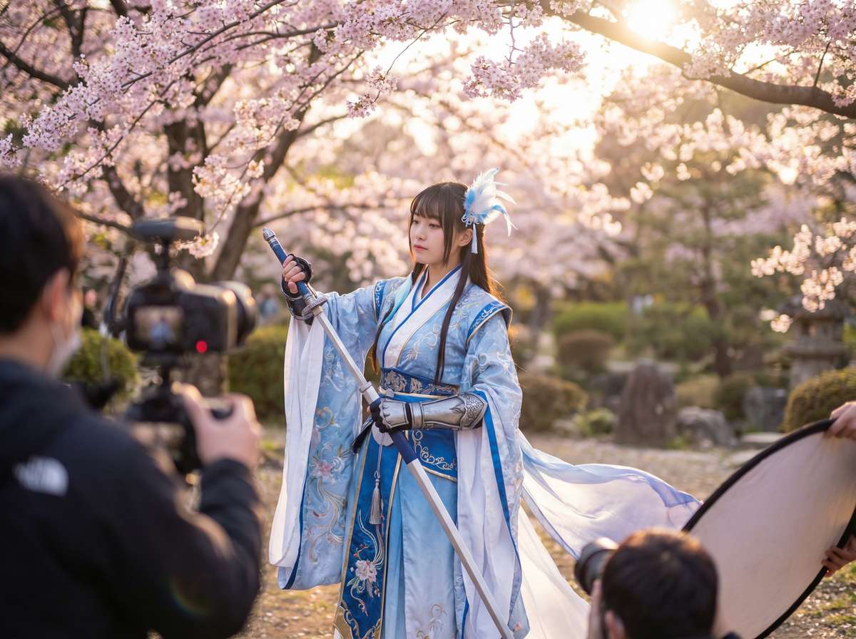 抖音揭秘古风cosplay视频拍摄分享